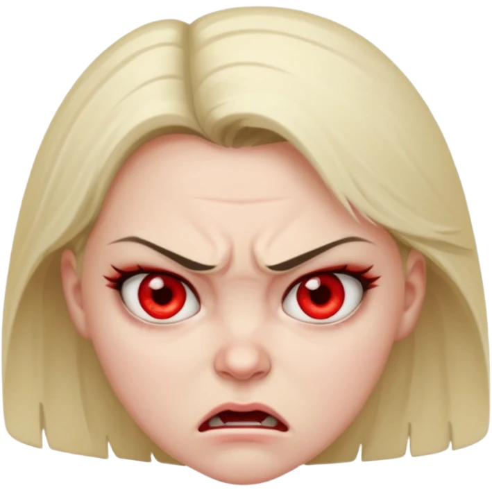 angry girl emoji
