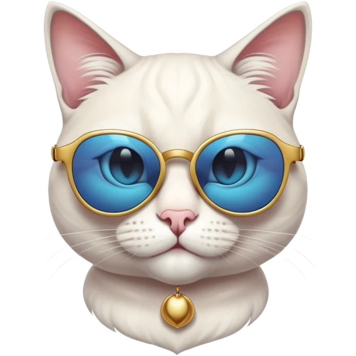 genie cat with sunglasses emoji