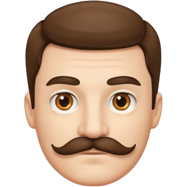 Adolf Hitler moustache carré  emoji