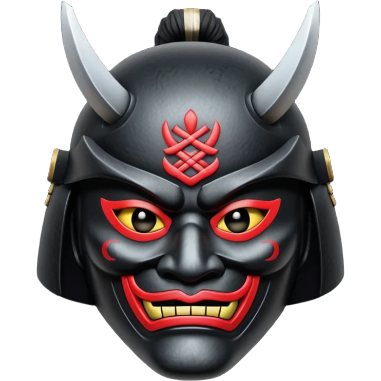 samurai mask emoji