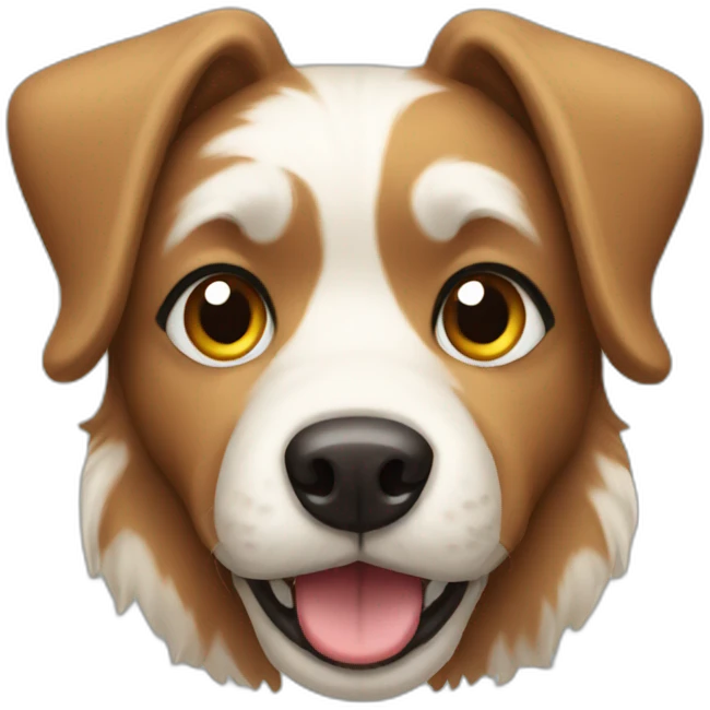 christmas dog emoji