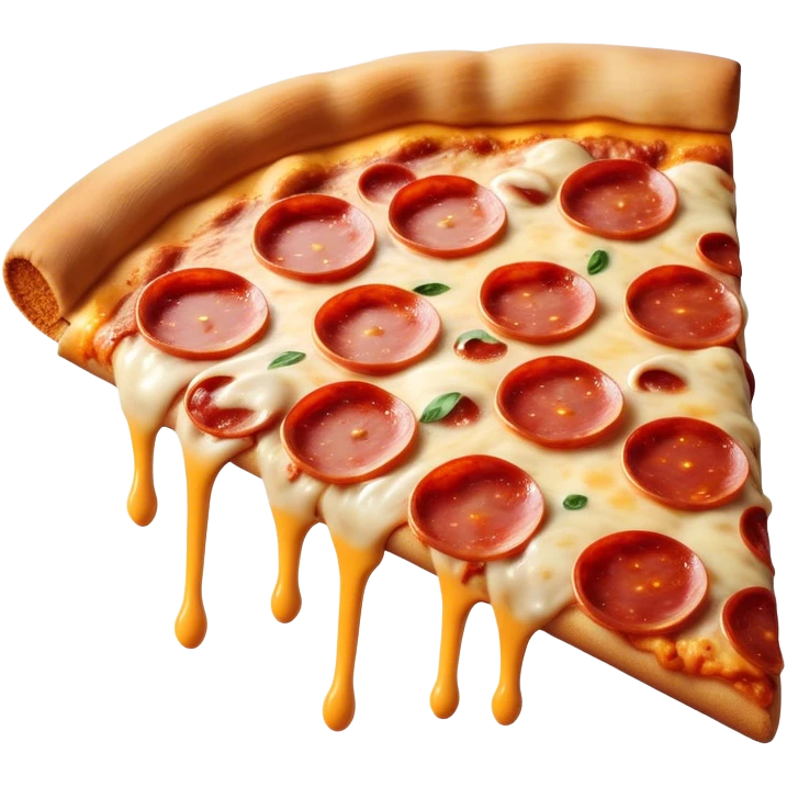 Hyper-realistic, delicious whole pizza emoji