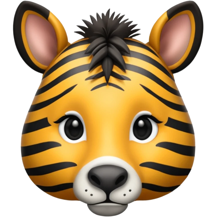 zebra face emoji