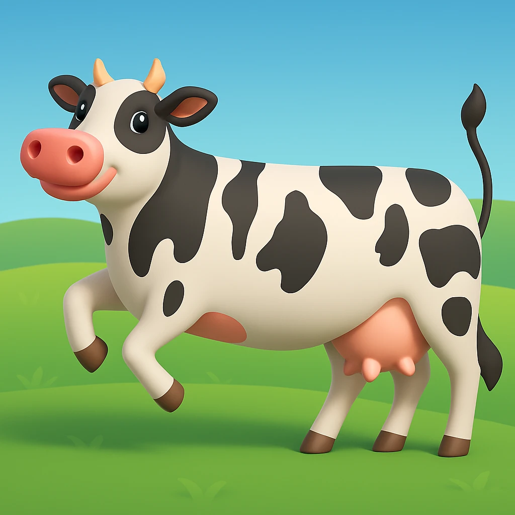 Remove clouds from the background, keep only the green grass field and clear sky emoji