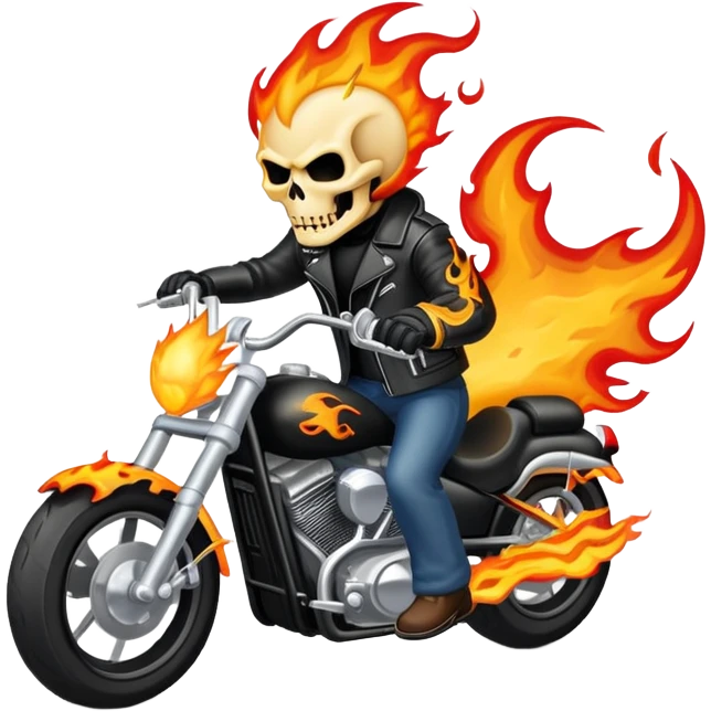 MOTO KURYE GHOST RİDER "MOTORUNDA BK YAZSIN" emoji