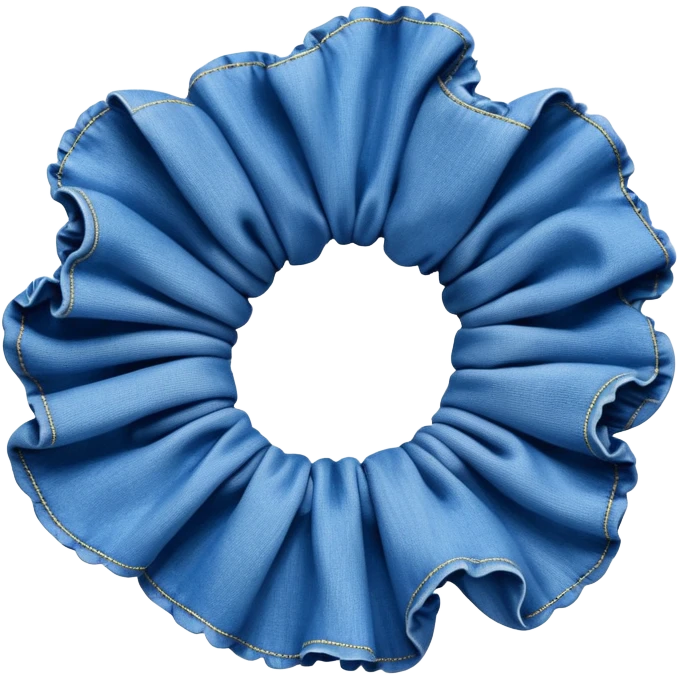 Denim scrunchie emoji