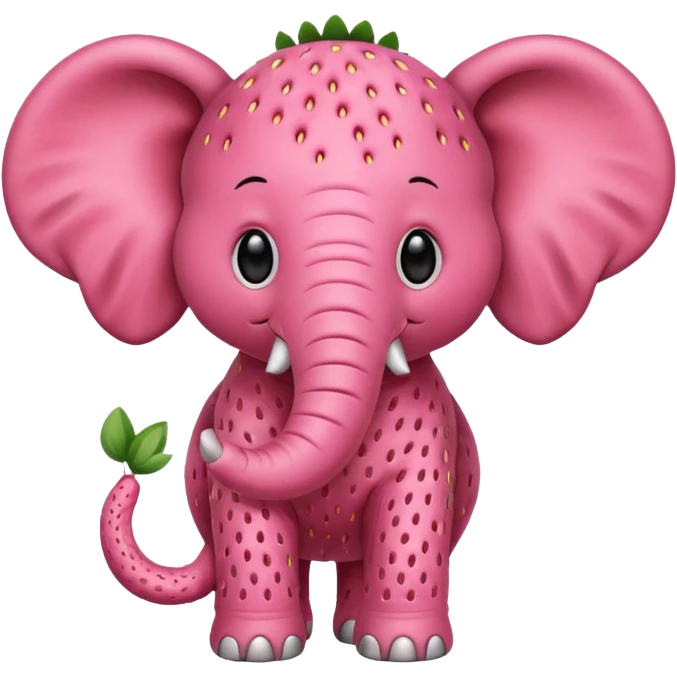 Strawberry elefant emoji
