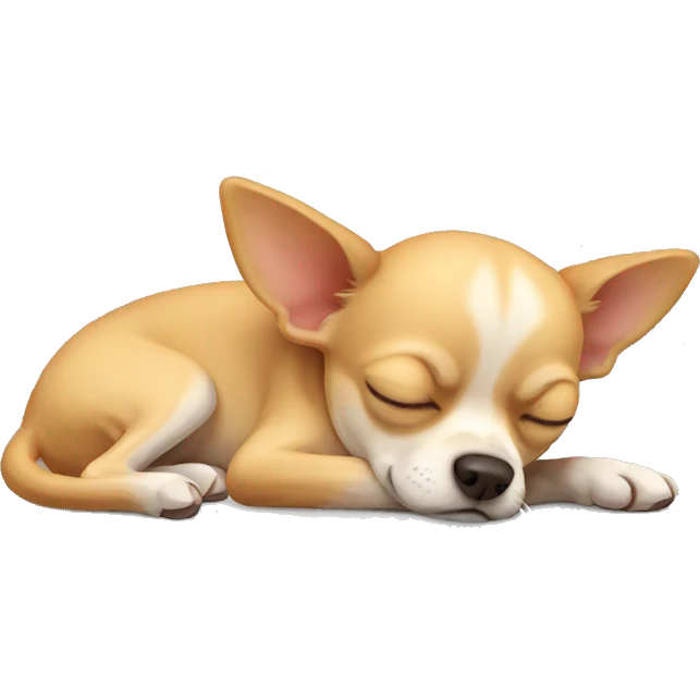 chihuahua sleeping emoji