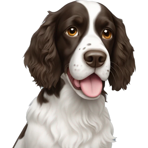 English springer spaniel emoji