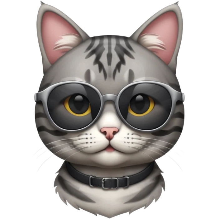 Cat wearing sunglasses emoji