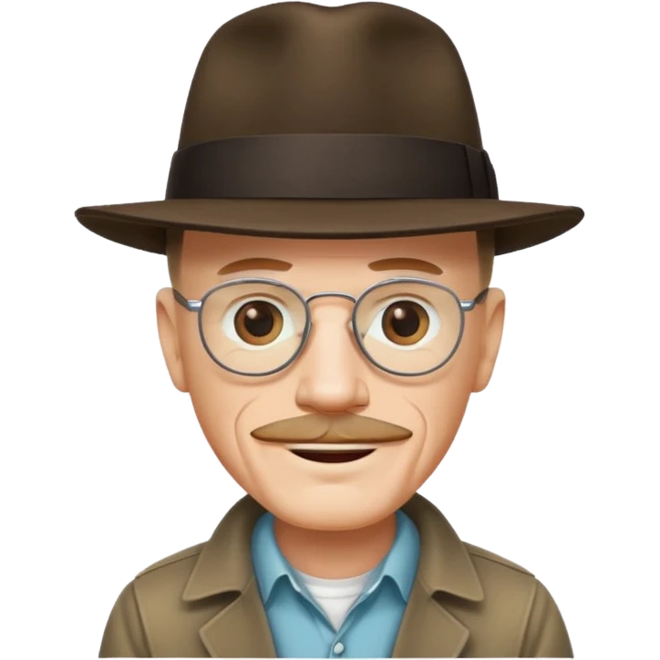 Hizenberg in hat  emoji