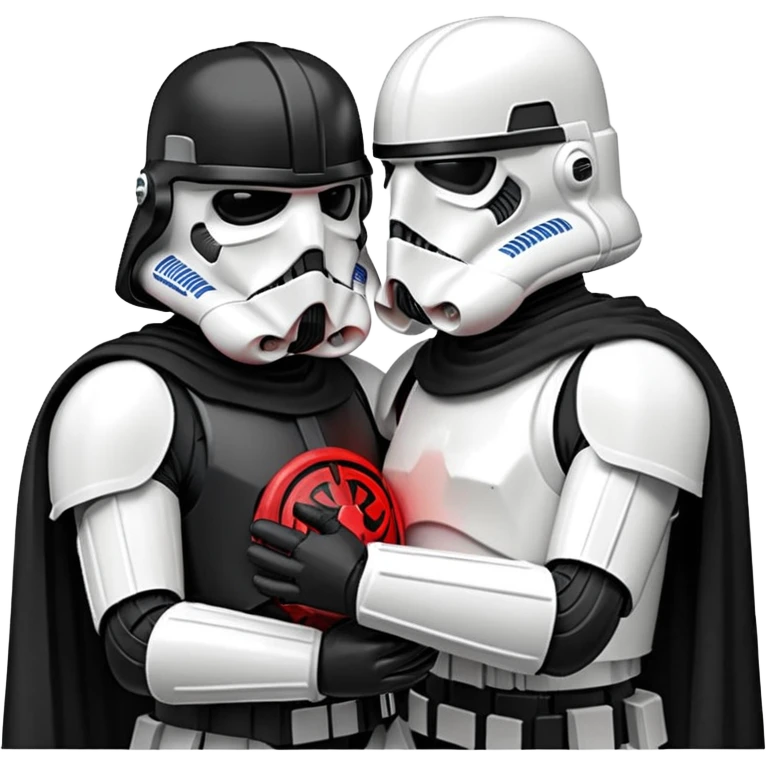 Death Vader force choking a stormtrooper emoji