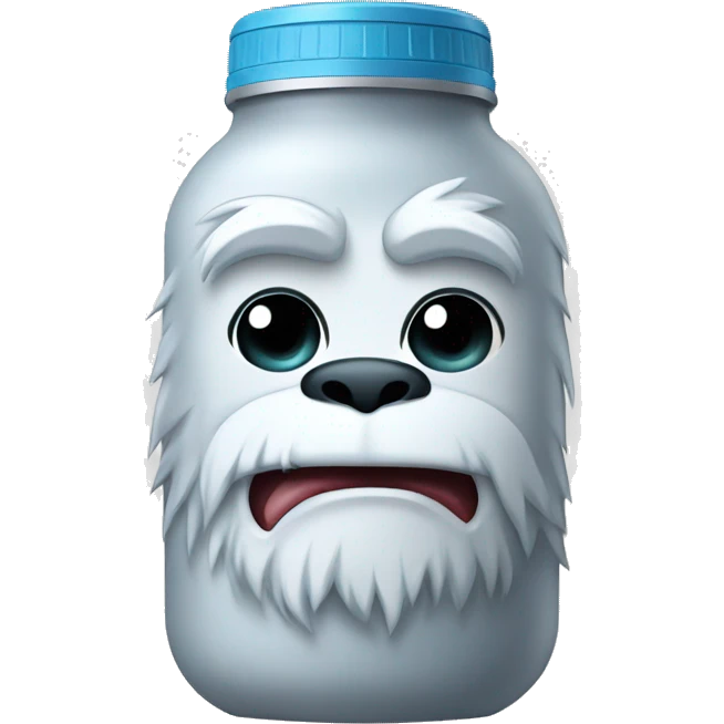 Yeti drink bottle  emoji