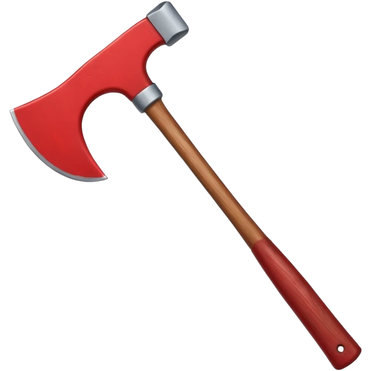 A red Axe  emoji