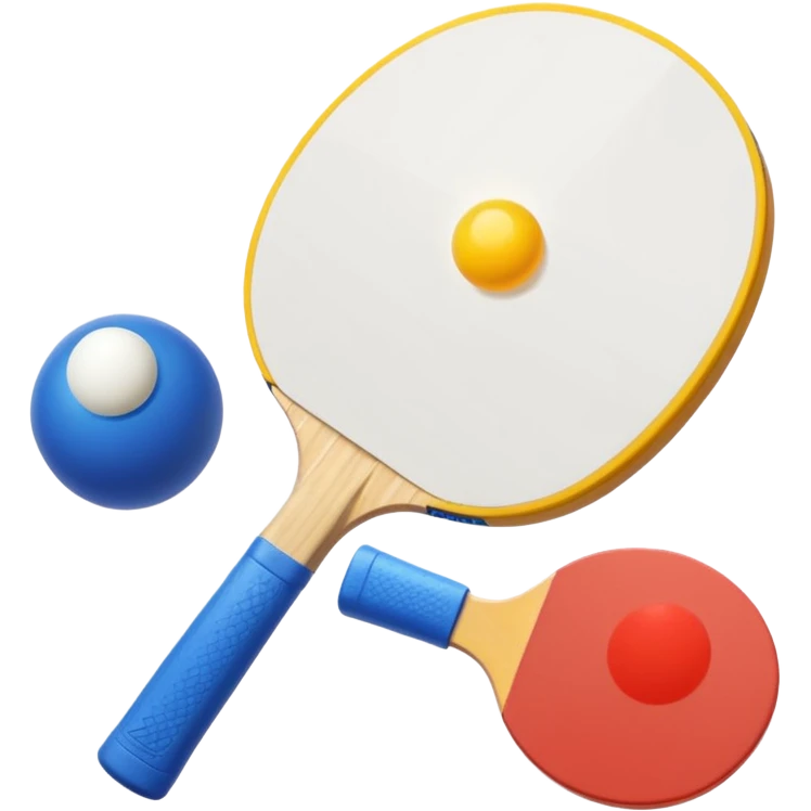 Generami l’emoji di un bicchiere solido di plastica e una pallina da ping-pong (tipo beer pong) emoji