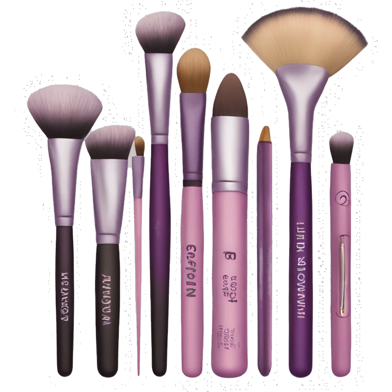 Glamour girl makeup set tools  emoji