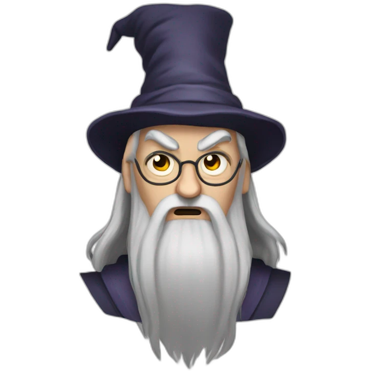 very angry dumbledore emoji