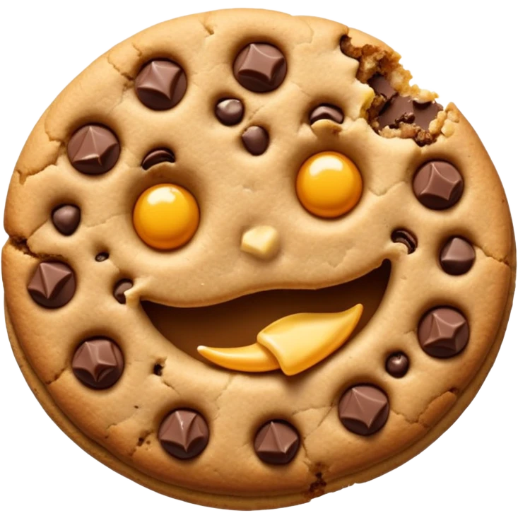 Cookie bite emoji