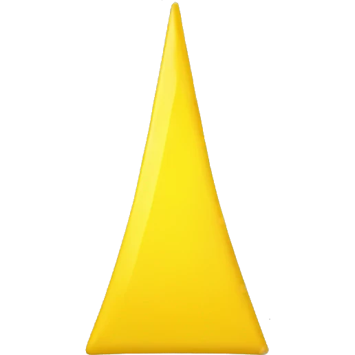 yellow triangle flag emoji