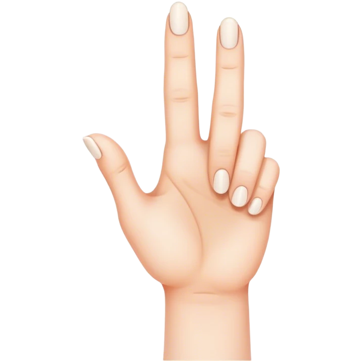 a hand with an extra finger emoji