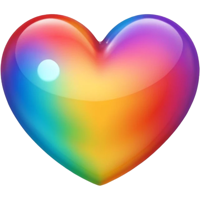 Cœur multicolore emoji