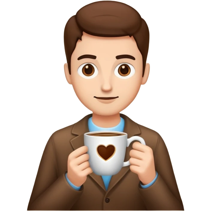 Study with coffe emoji
