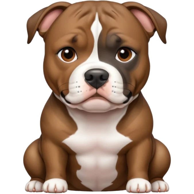 brindle staffordshire bull terrier emoji
