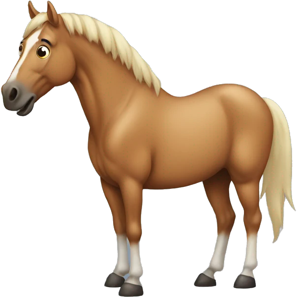 Horse farting  emoji