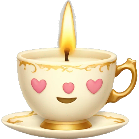Teacup candle emoji