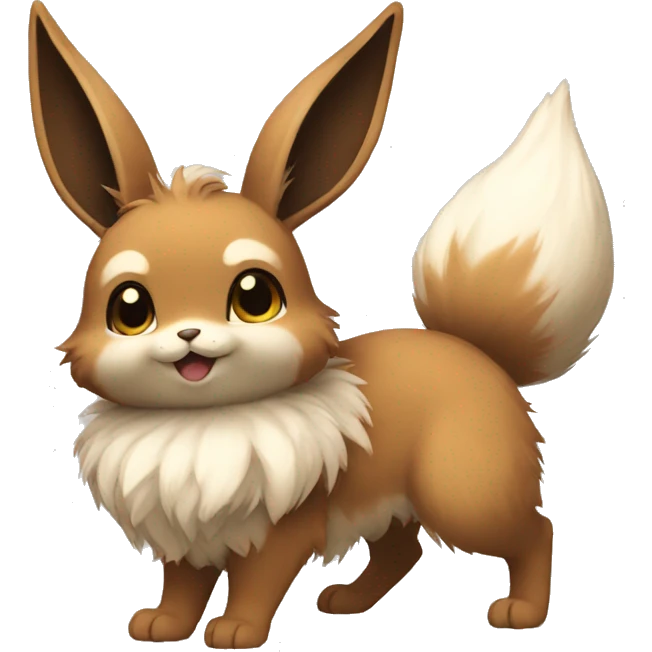 Eevee-Bunny full body emoji