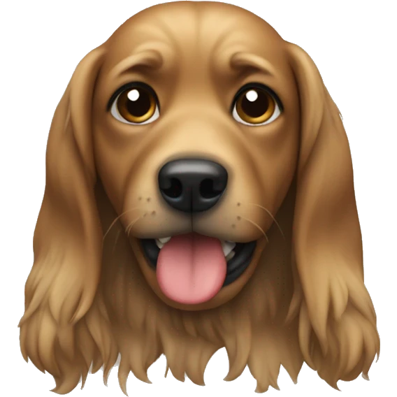 a dog that vomits  emoji