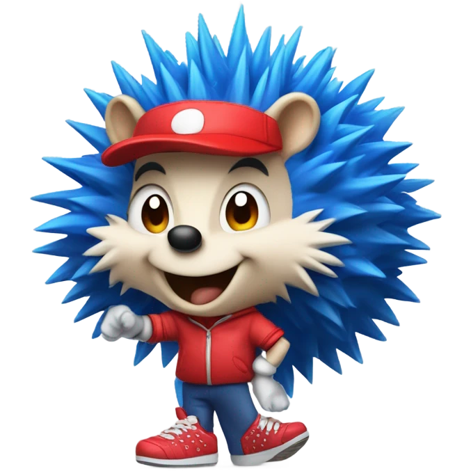 Sonic the hedgehog emoji