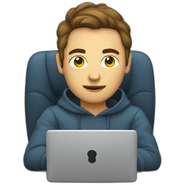 coder on computer emoji