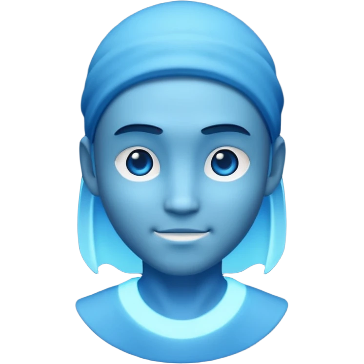 blue avatar emoji