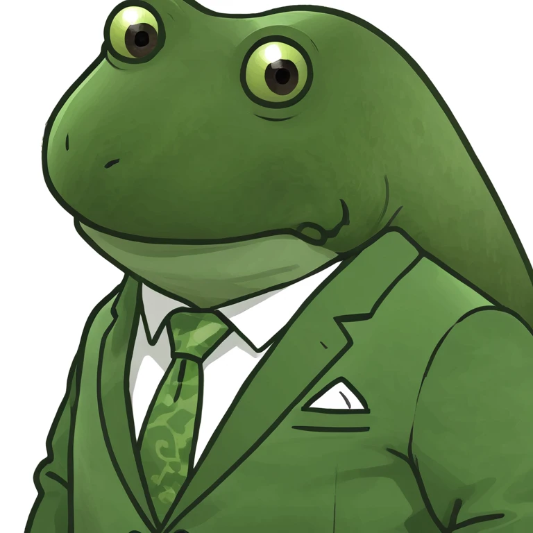 bufo in a japanese suit emoji