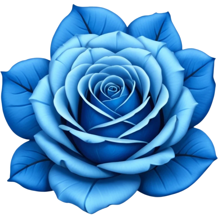 Blue roses emoji