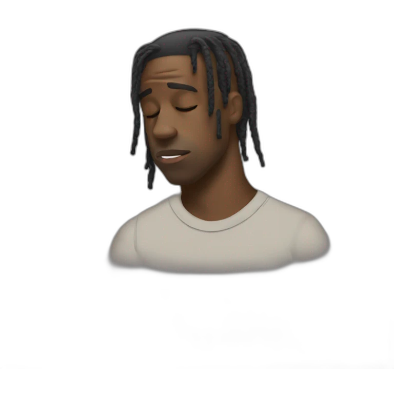 Travis Scott qui dort emoji