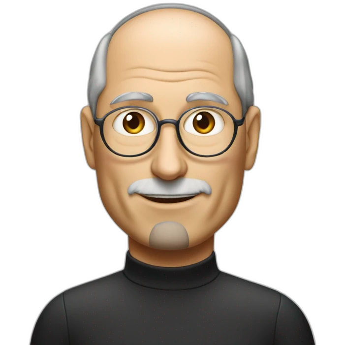 Fondateur d’Apple Steve Jobs emoji
