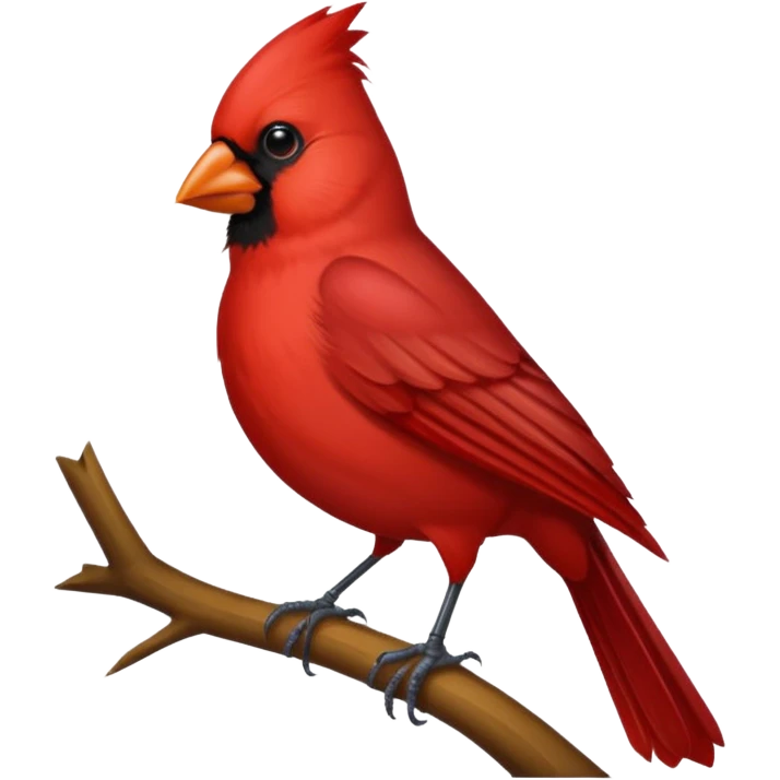 cardinal bird emoji