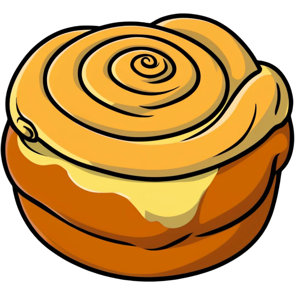 cinnamon bun emoji