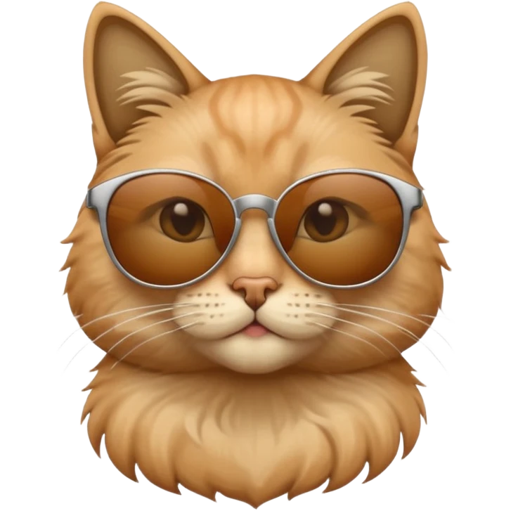 Cat wearing sunglasses emoji