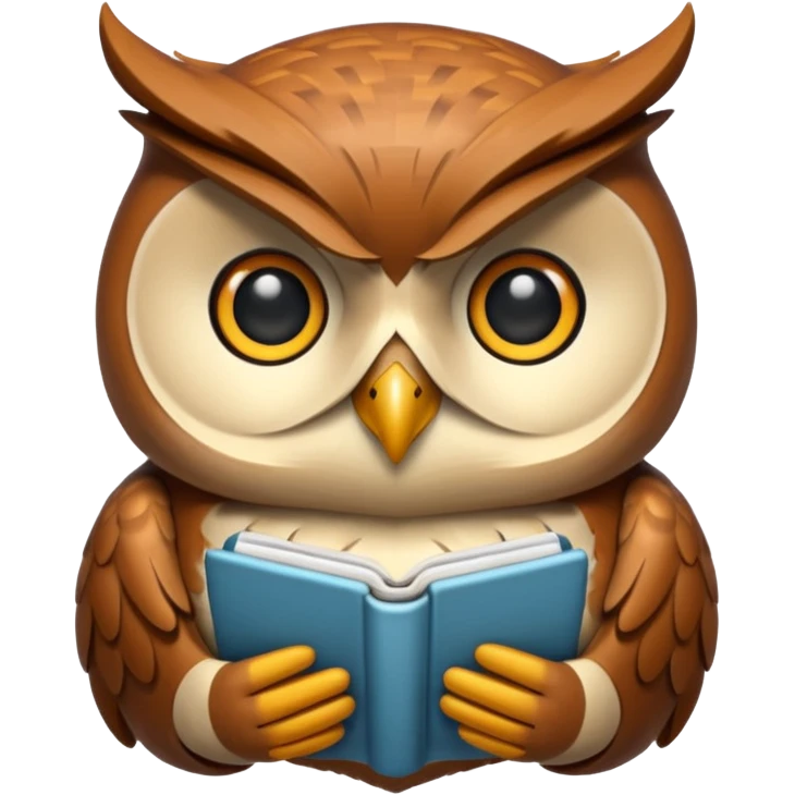 code writing owl emoji