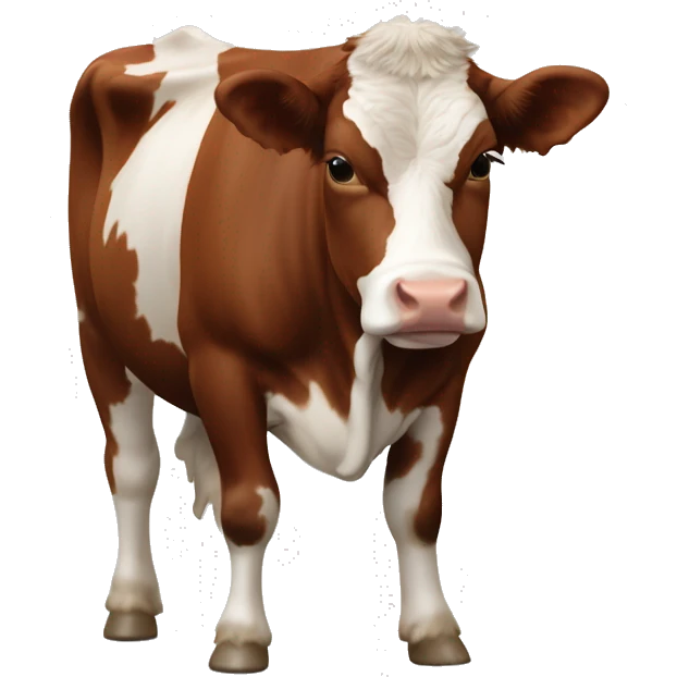 Pooled Hereford heifer. More orange on body. No white face.  emoji