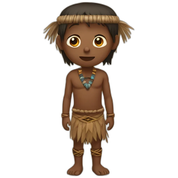 tribesman speaking emoji