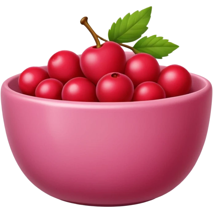 berry in pink bowl emoji