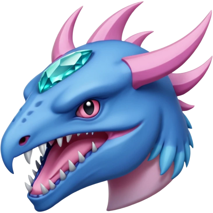Pokemon legendary azul and pink palkia emoji