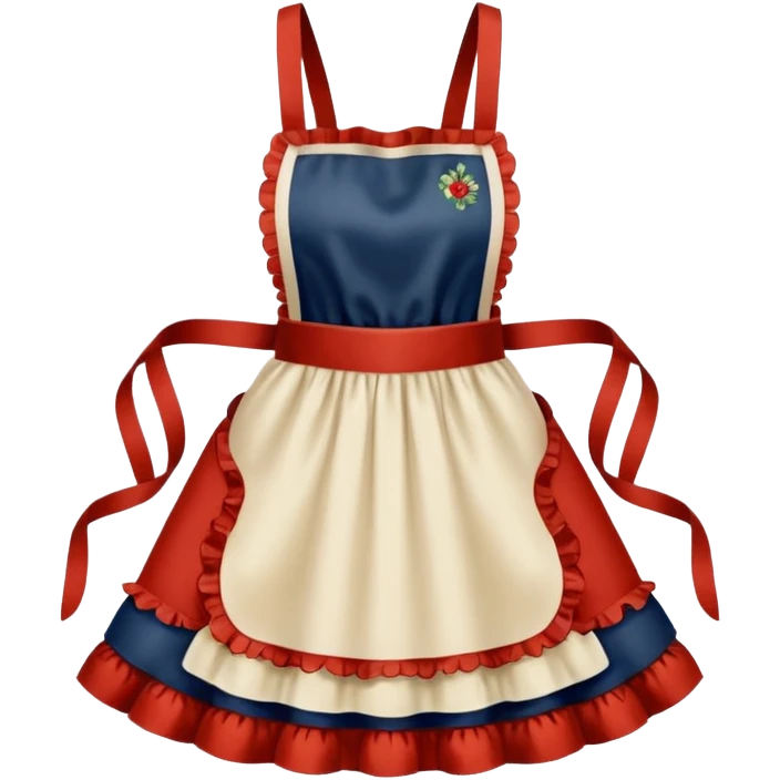 fancy kitchen apron  emoji