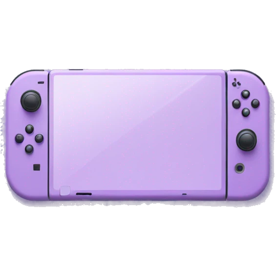 Pastel purple Nintendo switch  handheld  emoji
