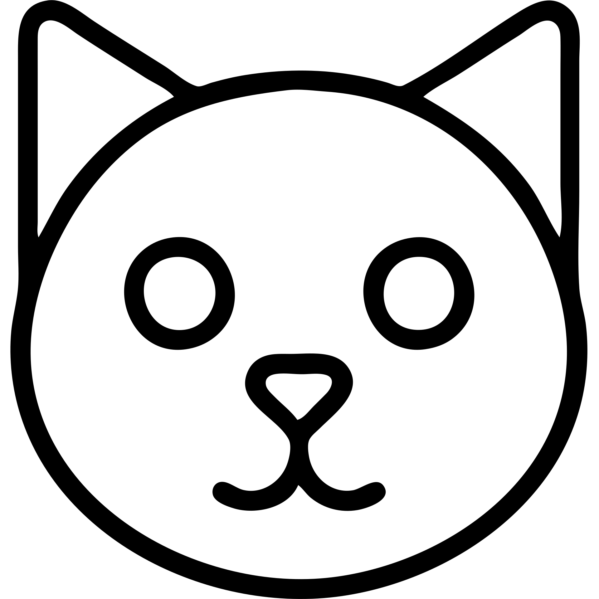 green cat face outlined icon emoji