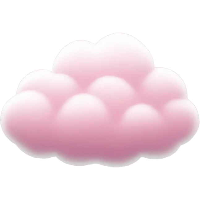 Pink cloud with many skowflakes underneath  emoji